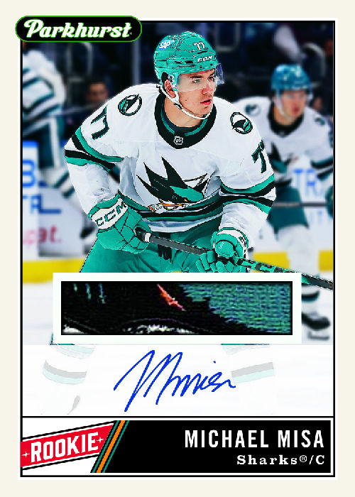 222 Michael Misa - San Jose Sharks RC