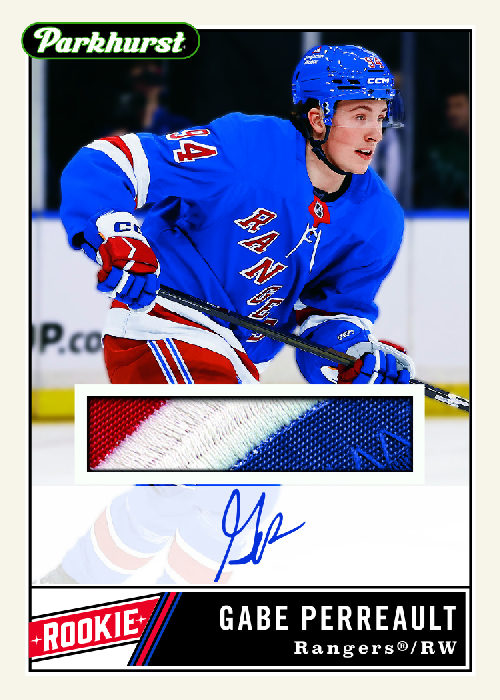 232 Gabe Perreault - New York Rangers RC